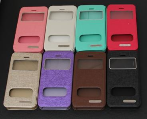 Etui futerał pokrowiec z okienkami do iPhone 5 5S