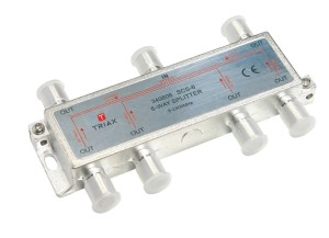 Rozgałęźnik Splitter TV-SAT 1/6 1x6 SCS-6 - Triax