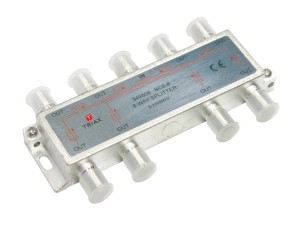 Rozgałęźnik Splitter TV-SAT (5-2400) 1/8 1x8 SCS-8 - Triax