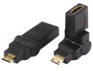 Złącze regulowane 360 gniazdo HDMI wtyk Mini HDMI