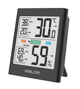Monitor temperatury i wilgotności Baldr B135
