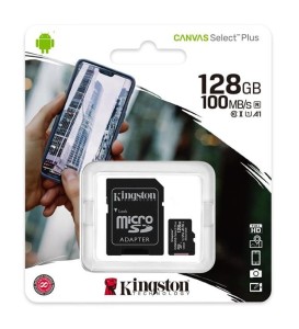 Karta pamięci Kingston microSDXC Canvas Select Plus 128GB