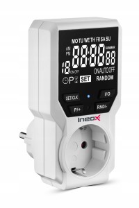 Programator Czasowy Automatyczny Timer Tygodniowy ON OFF Ineox PC-04