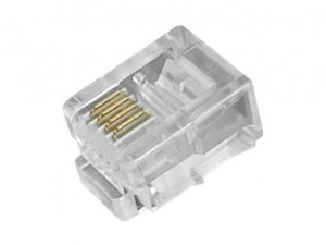 Wtyk telefoniczny 6P4C RJ11-- 10 szt