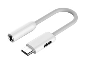 Kabel audio Jack 3.5mm / 2x USB-C - 0,12m - AL711 - ZMI