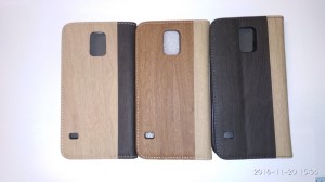Etui obudowa panel do Samsung Galaxy S5 w odcieniach drewna