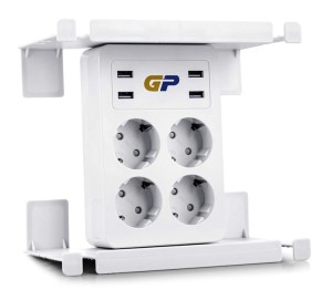 Listwa rozdzielająca AC USB z półką - Green Power