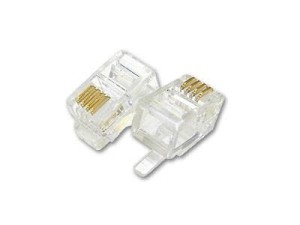 Wtyk telefoniczny 4p4c -- 10 szt