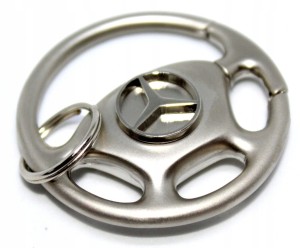 Brelok metalowy kierownica - Mercedes