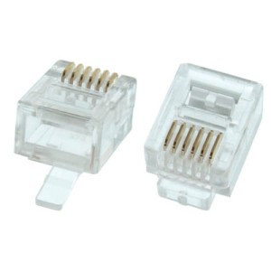Wtyk telefoniczny 6p6c -- 10 szt