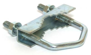Cybant antenowy - obejma - uchwyt średni - 11 cm
