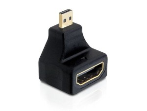 Złącze kątowe 90 - gniazdo HDMI / wtyk MICRO HDMI