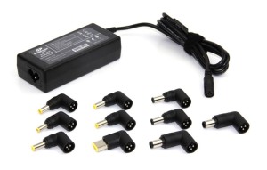 Uniwersalny zasilacz do laptopa 65W z USB + końcówki