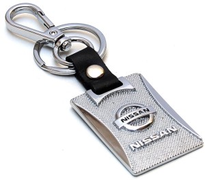 Brelok metal i skóra - Nissan