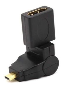 Złącze regulowane 360 gniazdo HDMI wtyk Micro HDMI