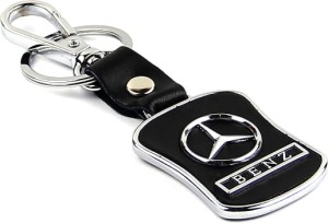 Brelok metal i skóra (3) - Mercedes