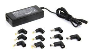 Uniwersalny zasilacz do laptopa 90W z USB + końcówki